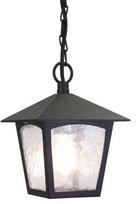 Lauko pakabinamas šviestuvas Elstead Lighting York 1, 60W, E27, IP23, juoda sp., 18.5 cm x 39 - 82 cm