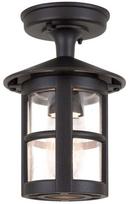 Lubinis lauko šviestuvas Elstead Lighting Hereford, 100W, E27, IP43, juoda sp., 15 cm x 23.5 cm