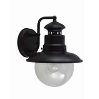 Sieninis lauko šviestuvas Elstead Lighting Shipston 1, 60W, E27, IP44, juoda sp., 21.5 cm x 26.8 cm