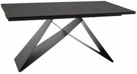Valgomojo stalas išskleidžiamas Westin Ossido Bruno, ruda sp./juoda sp., 160 - 240 cm x 90 cm x 77 cm
