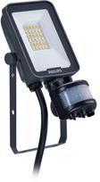 Prožektorius su judesio davikliu, tvirtinamas prie lubų arba sienos Philips Ledinaire Floodlights BVP167, 10 W, 1100 - 1200 lm, 3000 - 6500 °K, IP65, pilka sp.