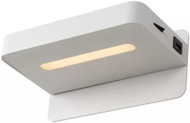 Šviestuvas sieninis Lucide Atkin 77280/05/31, LED, 3000 °K, 1 x 6 W, balta sp.