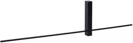 Šviestuvas sieninis Lucide Segin 12200/90/30, LED, 2700 °K, 1 x 10 W, juoda sp. / juoda sp., 4 x 90 cm