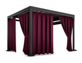 Pavėsinės užuolaidos, 155 cm x 200 cm, juoda sp.