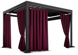 Pavėsinės užuolaidos, 155 cm x 220 cm, bordo sp.