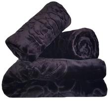 Sofos ir fotelio užtiesalų rinkinys KTF-06, juoda sp., 160 cm x 210 cm