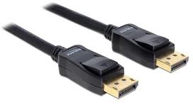 Laidas Delock Displayport to Displayport Display port male, Display port male, 3 m, juoda sp.