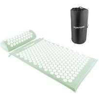 Akupunktūrinis masažinis kilimėlis Tunturi Acupressure Mat And Pillow 14TUSYO092, 68 x 42 cm, mėtinė (mint) sp.