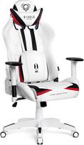 Žaidimų kėdė Diablo Chairs X-Ray King Size XL, 50 x 58 x 132 - 139 cm, balta sp.