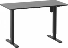 Kompiuterio stalas reguliuojamo aukščio Equip 650812, 120 cm x 60 cm, 68 - 118 cm, juoda sp.