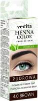 Antakių dažymo rinkinys Venita Henna Color, 4.0 g, ruda sp. 4