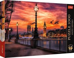 Dėlionė Trefl Premium Plus Big Ben Londyn, 68.3 cm x 48 cm, 1000 vnt., įvairių spalvų
