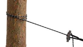 Virvė hamakui Amazonas AZ-3027000, aliuminis/plastikas, juoda sp.