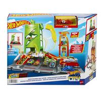 Žaislinių automobilių rinkinys Mattel Hot Wheels City Fuel Station HTN79, įvairių spalvų