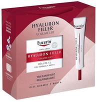 Veido priežiūros priemonių rinkinys Eucerin Hyaluron-Filler Volume Lift, 65.0 ml, SPF 15, 2 vnt.