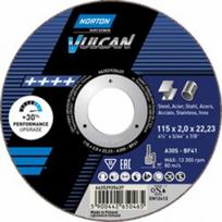 Pjovimo diskas kampiniam šlifuokliui Norton Vulcan 41, 230 mm x 2 mm x 22.23 mm