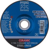 Šlifavimo diskas Pferd SGP Ceramic Steelox, 150 mm x 22.23 mm