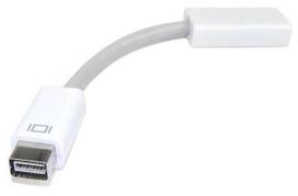 Adapteris Qoltec Adapter DVI-mini to HDMI Mini DVI male, HDMI female, 0.15 m, balta sp.