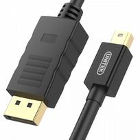 Laidas Unitek DisplayPort Mini - DisplayPort Displayport, Mini display port male, 2 m, juoda sp.