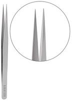 Kosmetinis pincetas, blakstienoms Nanolash Pointed, 20 g, 14.5 cm, sidabro sp.