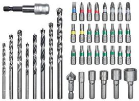 Grąžtų komplektas Einhell Kwb, medienai/metalas, hss, cilindrinis, 4 mm