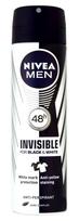 Vyriškas dezodorantas Nivea Men Invisible For Black & White, 200 ml