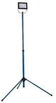 Statybinis prožektorius su stovu, pastatomas AS-Schwabe Optiline, 30 W, 2700 lm, 4000 °K, IP65, juoda sp.
