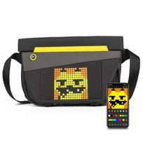 Krepšys per petį Divoom Pixoo Sling Bag V Premium, juoda sp., 8.7 l