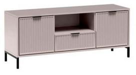 Televizoriaus spintelė LINKaSTYLE LS3, rožinė sp., 135 cm x 40.6 cm x 55.6 cm