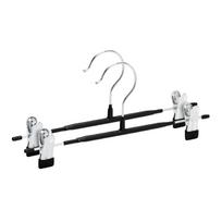 Drabužių pakabas Okko LSMD040, juoda sp., 2 vnt.