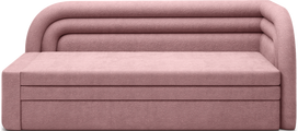Sofa-lova Fabillo Touch 24, rožinė sp., dešininė, 223 x 86 cm x 80 cm