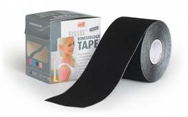 Kineziologinis pleistras Sissel Kinesiology Tape, Universalus, juoda sp.
