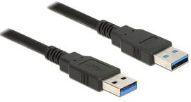 Laidas Delock USB to USB USB 3.0 A male, USB 3.0 A male, 5 m, juoda sp.