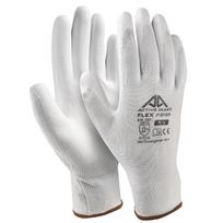 Darbo pirštinės trikotažinės Active Gear, suaugusiems, balta sp., XL, 12 vnt.