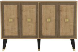 Konsolinis staliukas Kalune Design Ansel, aukso sp., 120 cm x 30 cm x 80 cm