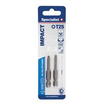 Atsuktuvų antgalių komplektas Specialist+ Torx Grip, T25, 50 mm, 1/4"