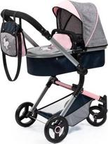 Lėlių vežimėlis Bayer Combi Neo Vario 18427AA, rožinė sp./pilka sp.