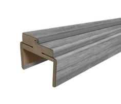 Durų stakta Domoletti EUGENE OAK, 207 cm x 8 - 10 cm x 3.2 cm, universali, ąžuolo sp.
