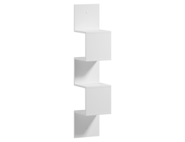 Sieninė lentyna Sunpedo, balta sp., 120 cm x 25 cm x 25 cm