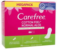 Higieniniai įklotai Carefree Cotton Feel Aloe Vera, Normal, 76 vnt.