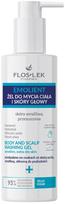 Kūno prausimosi želė Floslek Emolient, 175 ml