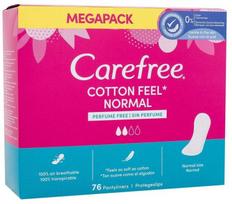 Higieniniai įklotai Carefree Cotton Feel, Normal, 76 vnt.