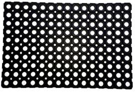 Durų kilimėlis Domoletti Rho 008, juoda sp., 80 cm x 120 cm x 1.6 cm