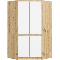 Spinta Akord Furniture Factory S100, ruda sp./balta sp./rusva sp., 50 cm x 100 cm x 180 cm