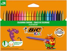 Kreidelės, vaškinės Bic 829772, 24 vnt.