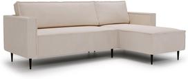 Kampinė sofa Polak Meble Ranger, smėlio sp., dešininė, 223 x 151 cm x 84 cm