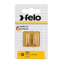 Atsuktuvų antgalių komplektas Felo 02202067, PH2, 25 mm
