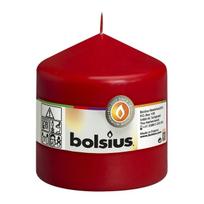 Žvakė, cilindrinė Bolsius, 45 h, Raudona sp.