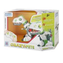 Interaktyvus žaislas dinozauras Xtrem Bots Crazy Pets Dinopunk, balta sp.