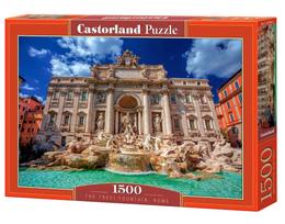 Dėlionė Castorland 1500 el. The Trevi Fountain Rome C-152230, 47 cm x 68 cm, 1500 vnt., įvairių spalvų